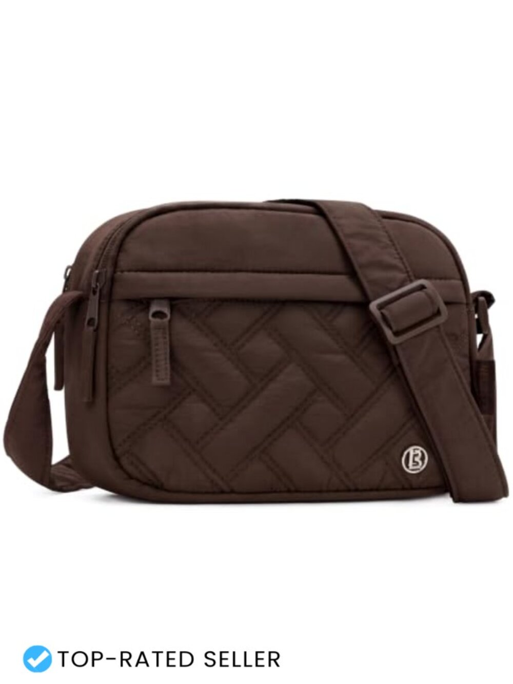 Quilted Nylon Crossbody Bag RFID Small Shoulder Purse Lightweight
